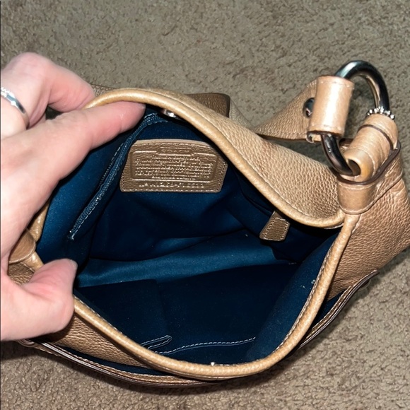 Coach Tan Leather Crossbody Bag - Picture 4 of 11